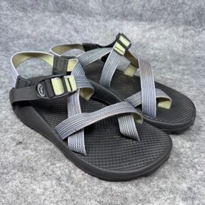 Chaco‎ Classic Toe Loop Unaweep Sandals Womens size 8 Grey Vibram Hiking Water